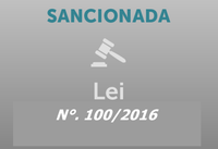 Sancionada a lei municipal N°. 100/2016 (Salário Vereadores para 2016)