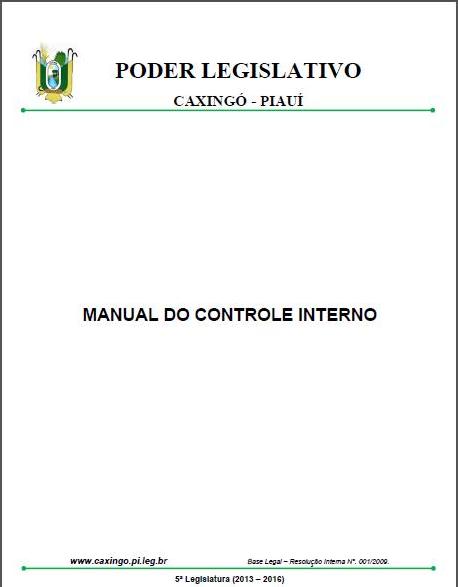 Sistema de Controle Interno apresenta Manual do Controlador